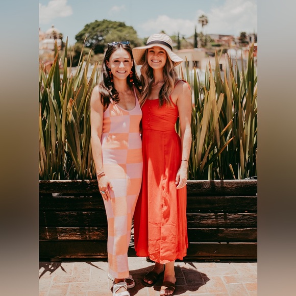 Peppermayo checkered strap maxi dress - Picture 2 of 5